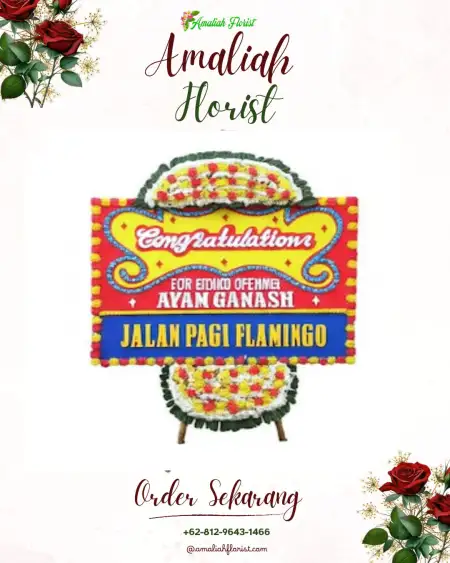 Sewa Papan Bunga Babura